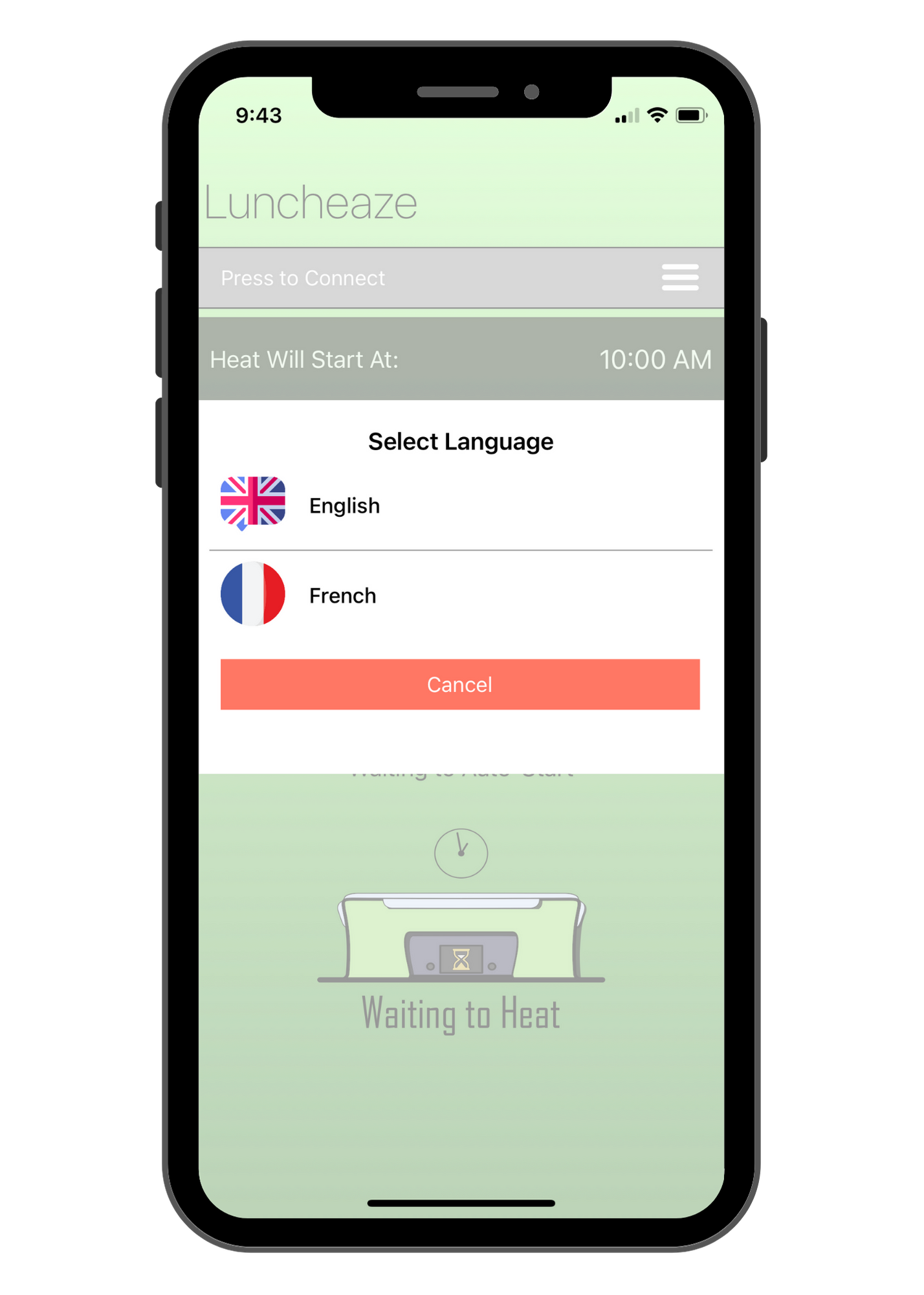 LunchEAZE bluetooth app