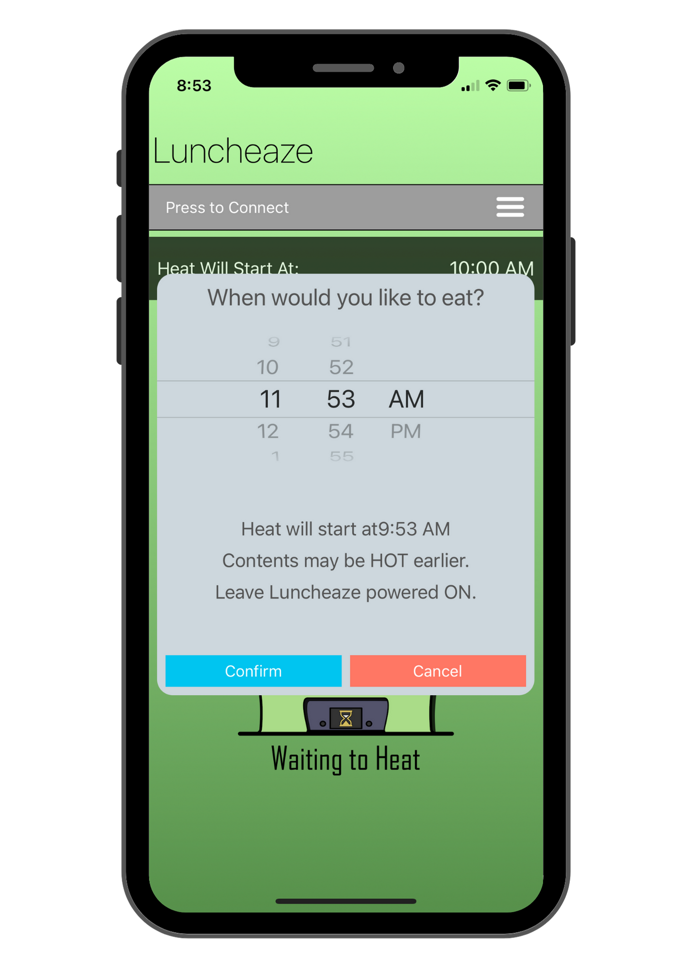 LunchEAZE Bluetooth App